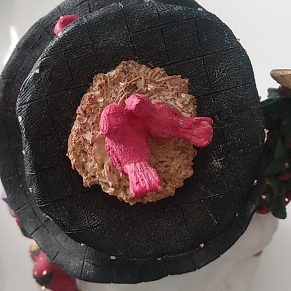 2002 Fibre Optic Lights Resin Tabletop 14.5 inches Snowman with Power Supply - Picture 5 of 12